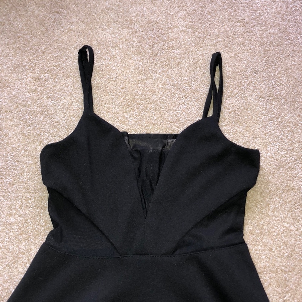 Black dress with mesh cutouts, Forever 21 Size S